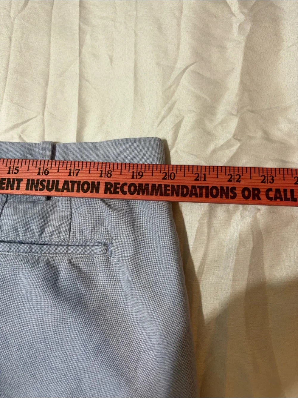 Polo Ralph Lauren Preston Pants Mens 40x30 Light Blue Chino Cotton Straight Fit